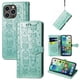 thumbnail image 2 of Funda Cartera FOXDOCK para iPhone 14 ProMax , Flip PU con Relieve de Gatos y Perros, Tarjetero y Soporte, 2 of 6