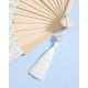 thumbnail image 5 of Abanico plegable, accesorio de encaje blanco Fetti para la futura novia, 5 of 7