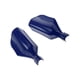 thumbnail image 1 of 2pcs Motocicleta Dispara Protección Contra El Viento Protección de La Mano Protección de La Mano para La Mano para La Mano de Dirección de 20 Mm para Azul, 1 of 5