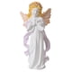 thumbnail image 2 of Estatua De ángel De Niña Rezando, Figuritas De Querubín, Escultura De Resina Para Sala De Estar, Regalo Violeta10,3x8x21,3cm, 2 of 3