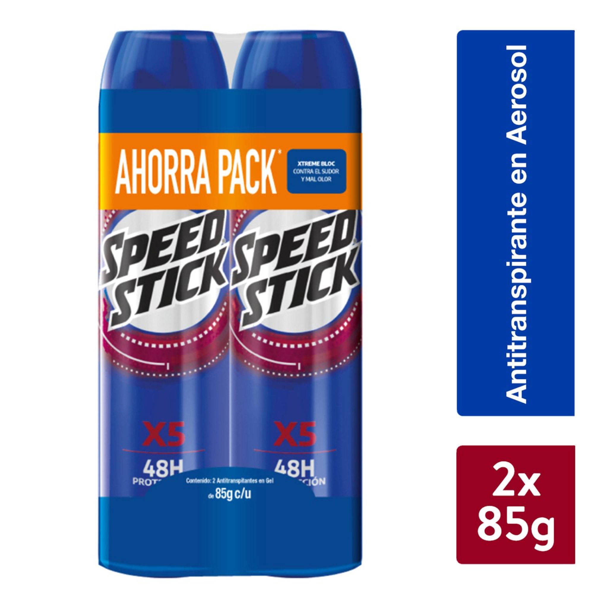 Desodorante Spray Speed Stick X5 Protección Extra Hombre