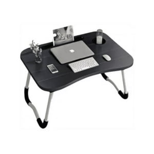 Genérico - Mesa Plegable Para Cama Y Notebook Multifuncional Negra