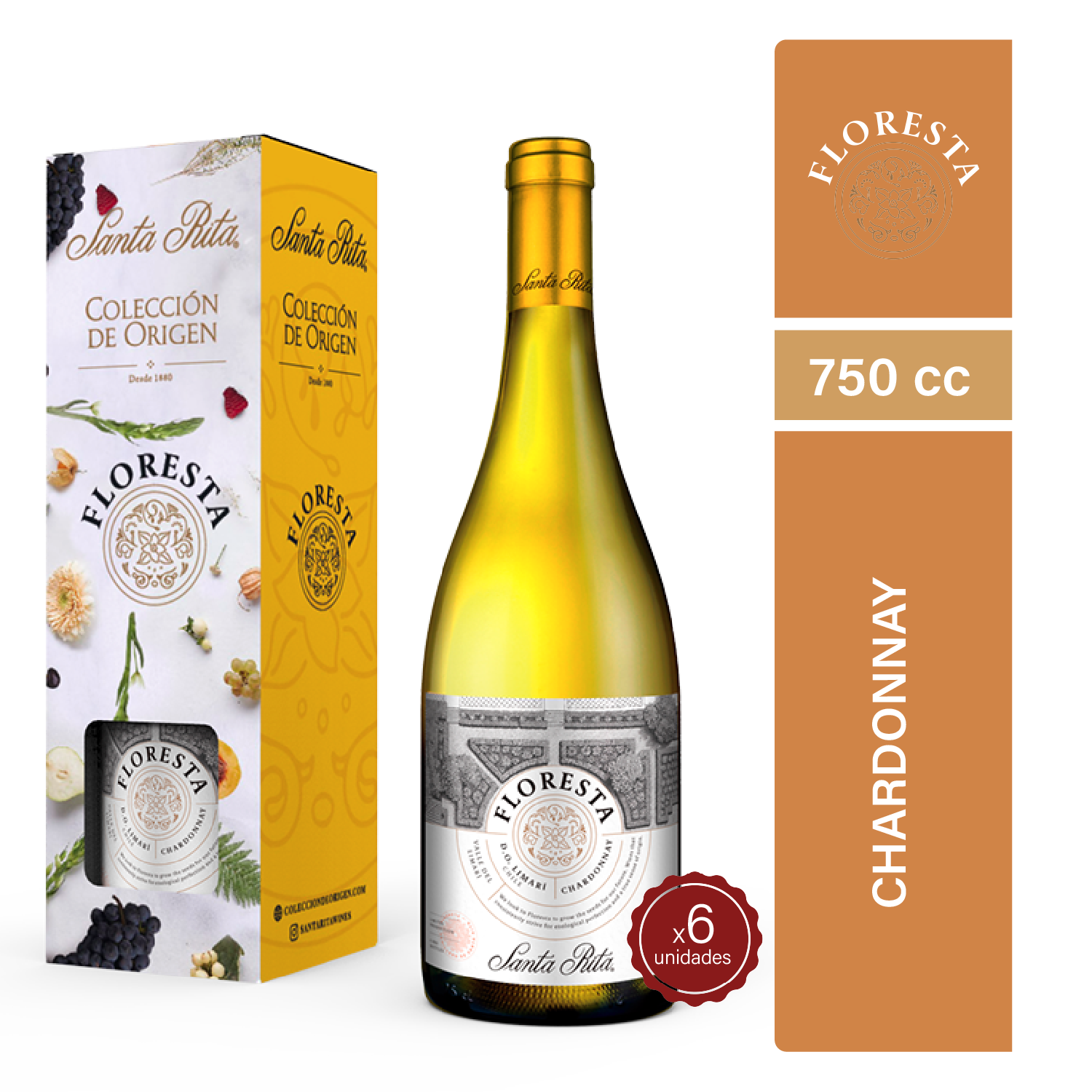 Floresta Chardonnay X 6