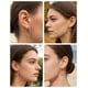 thumbnail image 4 of Pendientes WETEL de 4 pares chapados en oro, acero inoxidable, 10-20 mm, 4 of 6