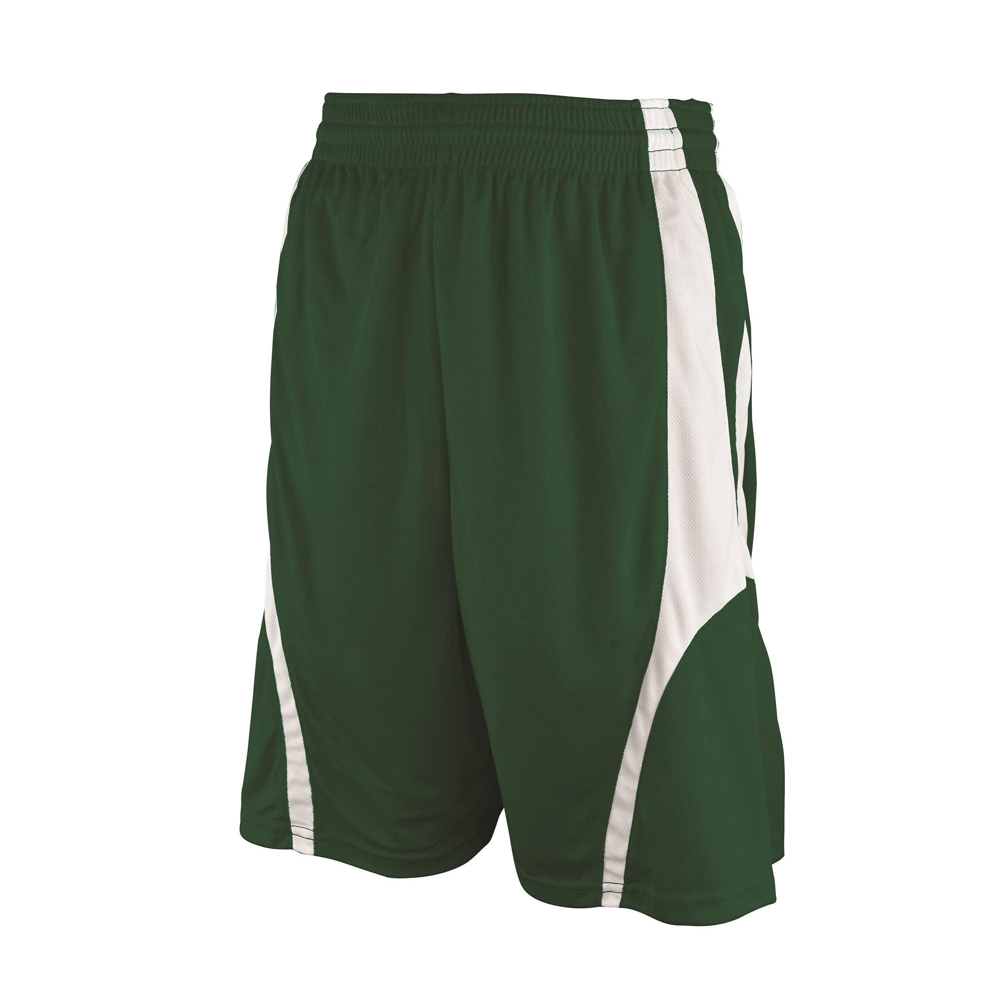 Pantalón Corto De Baloncesto Martin Sports Rev. Verde Oscuro/blanco - Xl
