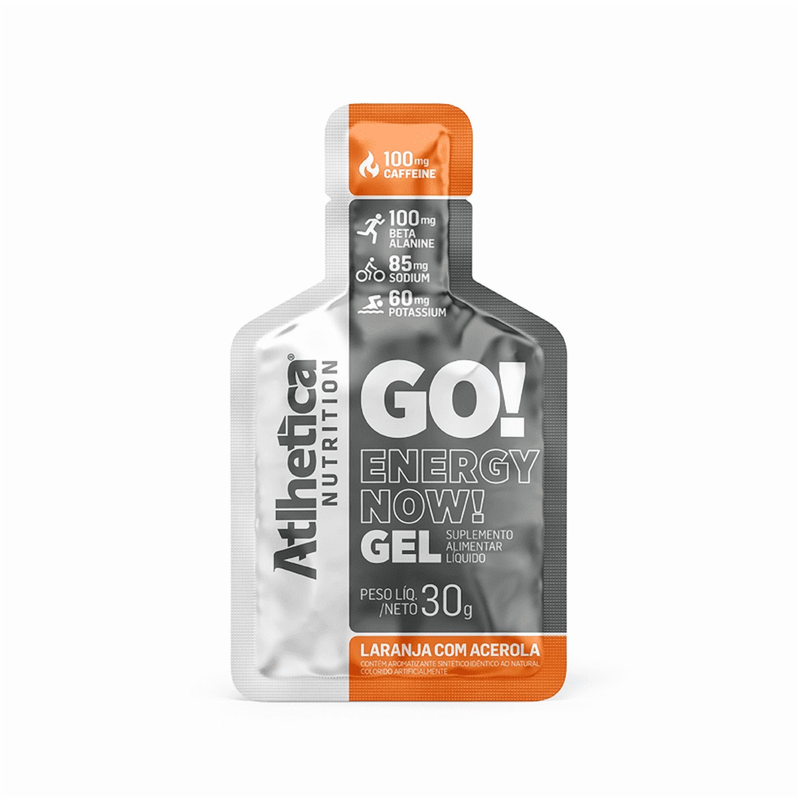 Atlhetica - Gel Energizante Go! Naranja-
