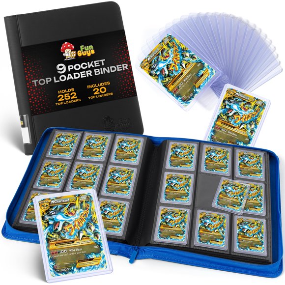 Carpeta para cartas de juego FunGuys, capacidad 252, 9 bolsillos