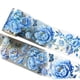 thumbnail image 2 of Etiqueta Adhesiva Decorativa Para Decoración De Cinta Washi Para Mascotas, Papel De Regalo, Suministros Para álbumes De Recortes, Libros, Peonía Azul, 2 of 5