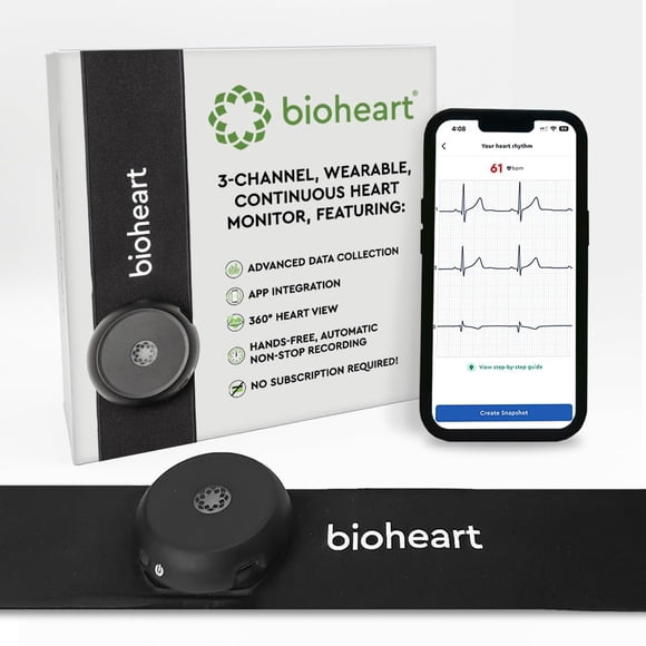 Monitor cardíaco Biotricity Bioheart Monitor continuo 24/7