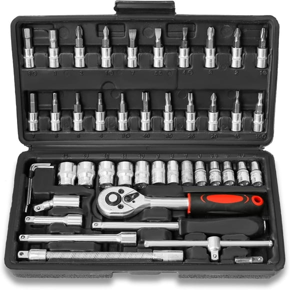 Set De Dados Ltkgj17 1 4dr 46 Piezas Cromo Vanadio