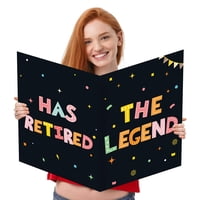 Tarjeta De Despedida Idealmuzik Jumbo Con Sobre De 35 X 56 Cm Para Fiesta