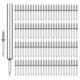 thumbnail image 4 of 100 Uds Hilo De Rodapié De Doble Cabeza Clavo Sin Costuras Clavos De Doble Cabeza Duraderos, 4 of 5