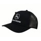 thumbnail image 1 of Sombrero John Deere LP86109 con logotipo blanco y negro Snapback, 1 of 7