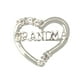 thumbnail image 1 of Broche De Corazón Con Diamantes De Imitación De Cristal De La ABUELA, Los Mejores Regalos Para Abuelas, 1 of 2
