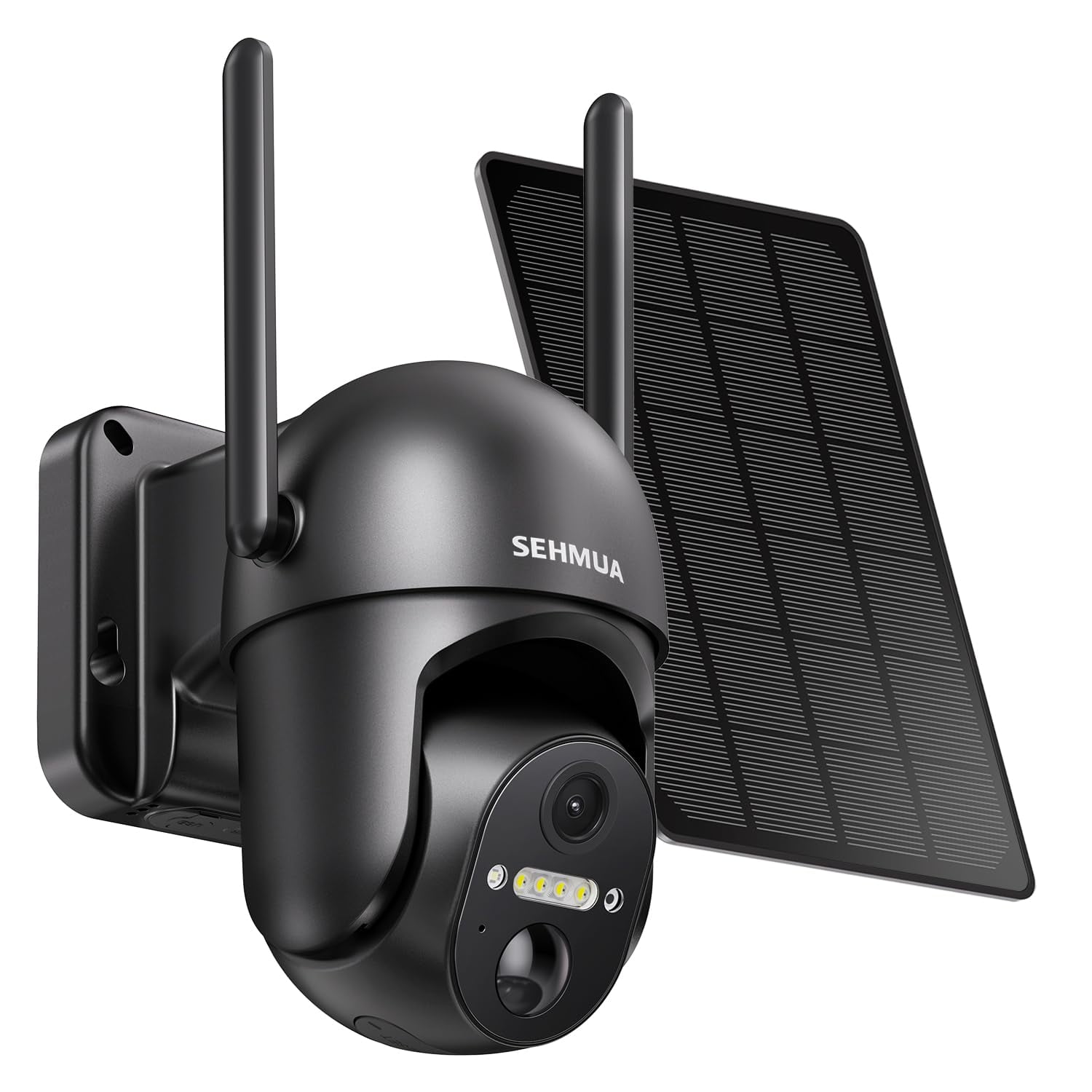 Cámara De Seguridad Sehmua Solar Wireless 2k Con Vista De 360° Al Aire Libre