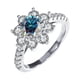 thumbnail image 1 of Anillos de Moissanita de Oro Blanco de 18K de 1-2 Quilates para Mujer Regalo Color D VVS1 Anillos de Diamante Anillo de Plata de Ley Joyería Anillos de Compromiso de Moissanita con Certificado, 1 of 8