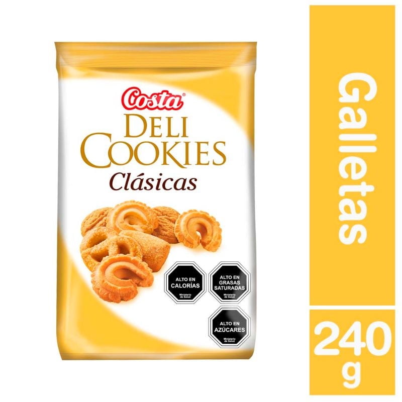 Galletas Deli Cookie Clásica Bolsa 240 g Costa