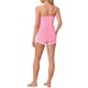 thumbnail image 3 of INSPIRE CHIC Conjuntos de Pijamas para Mujer Sin Mangas Ropa de Dormir Tejido de Canalé con Encaje Recortado Camiseta de Tirantes con Pantalones Cortos Conjuntos de Lencería XL Rosa Brillante, 3 of 6