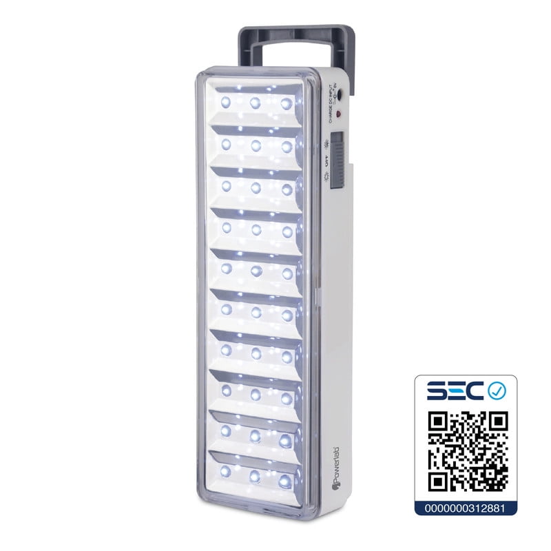 Powerlab - Lampara De Emergencia 30 Led-blanco