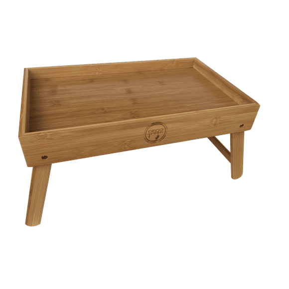 Bandeja Bio Bamboo con Patas 37x23x20 cm