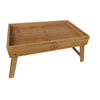 Decogreen - Bandeja Bio Bamboo Con Patas 37X23X20 Cm