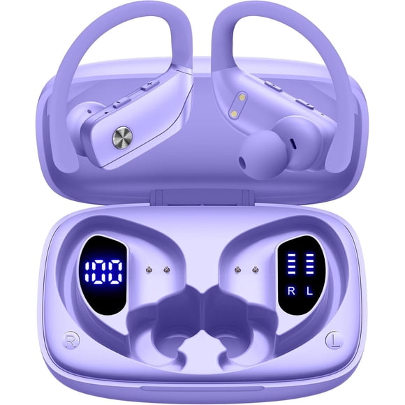 Auriculares inalámbricos bmani T16 80h BT5 10mm morado