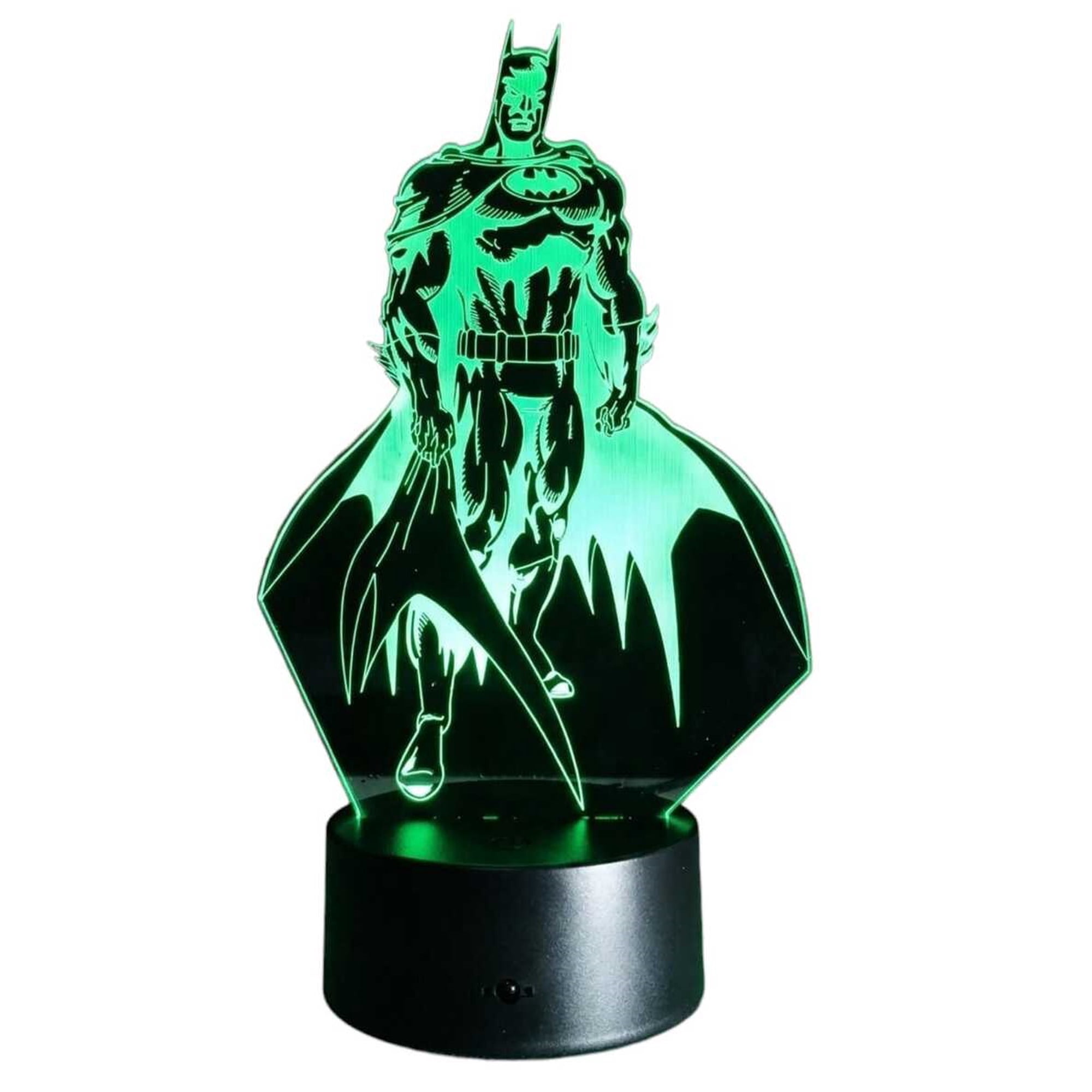 Lampara Ilusion 3d Batman De 7 Colores, Base Touch