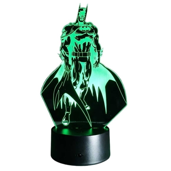 Lampara Ilusion 3D Batman de 7 colores, Base touch