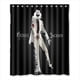 thumbnail image 1 of Cortina de ducha de Michael Jackson, juego de cortinas de baño con ganchos, tamaño 60 x 72 pulgadas, 1 of 3