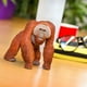 thumbnail image 3 of Figura de juguete Safari Ltd., orangután de Borneo, 13 cm, plástico, más de 3 años, 3 of 3