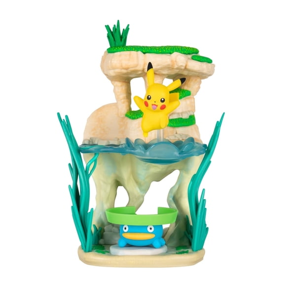 Pokémon Figura Select 15 cm Environment - Lotad + Pikachu