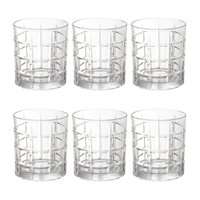 Quality Design - Set De 6 Vasos Bajos 350Ml Modelo Glasgow Jugos Bebidas