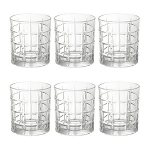 Quality Design - Set De 6 Vasos Bajos 350Ml Modelo Glasgow Jugos Bebidas