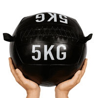 Linea Sport - Balón Medicinal 5 Kg De Ecocuero Antideslizante Para Crossfit