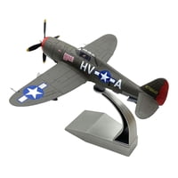Magideal - Modelo De Avión De P-47 A Escala 1:72 Con Base, Regalo, Modelo De Avión Fundido A Presión Para Estanterías, Cafeterías, Mueble De Tv Para El