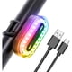 thumbnail image 1 of Luz De Bicicleta Luz De Patinaje De Rodillos Luz De Cola De Bicicleta Led Linterna Recargable De Seguridad Brillante Usb c 7 Opciones De Modo De Luz 14 Colores Luces De Bicicleta Para Ad, 1 of 3