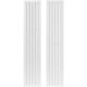 thumbnail image 5 of Rejilla de ventilación para puerta, HVAC OV, 45 cm x 9,2 cm, color blanco, paquete de 2, 5 of 7