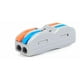 thumbnail image 2 of Conector Adaptador Empalme Rapido Electrico Cables Corriente 2 Tomas multicolor, 2 of 4