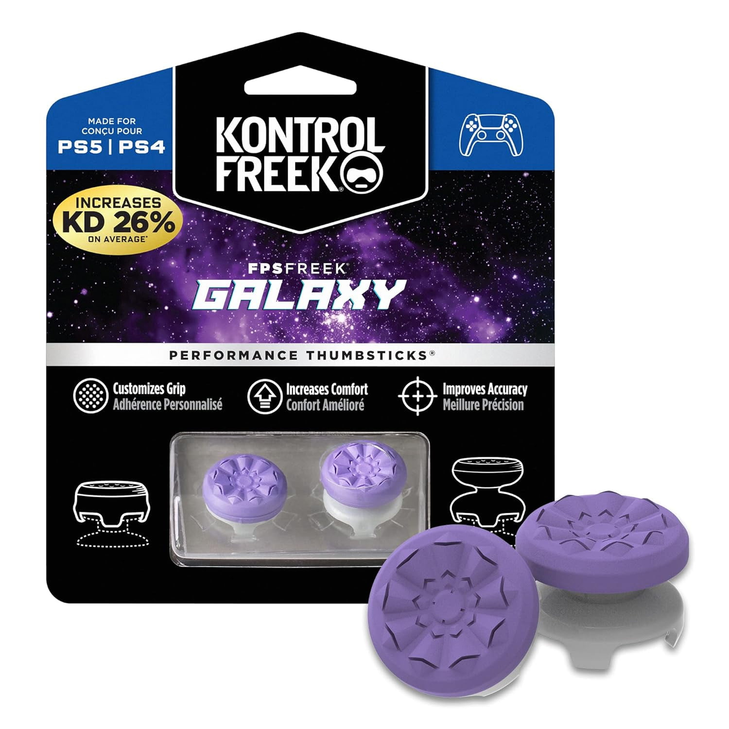 Kontrol Freek - Grips Kontrolfreek Playstation 4 / Playstation 5 Galaxy