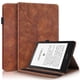 thumbnail image 1 of Funda con relieve del Árbol de la Vida para tablet Kindle 6(2022) con soporte, ranuras para tarjetas y soporte para lápiz óptico. Marrón, 1 of 6