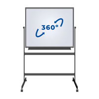 Adetec - Pizarra Atril Con Ruedas - 100 X 120 Cm