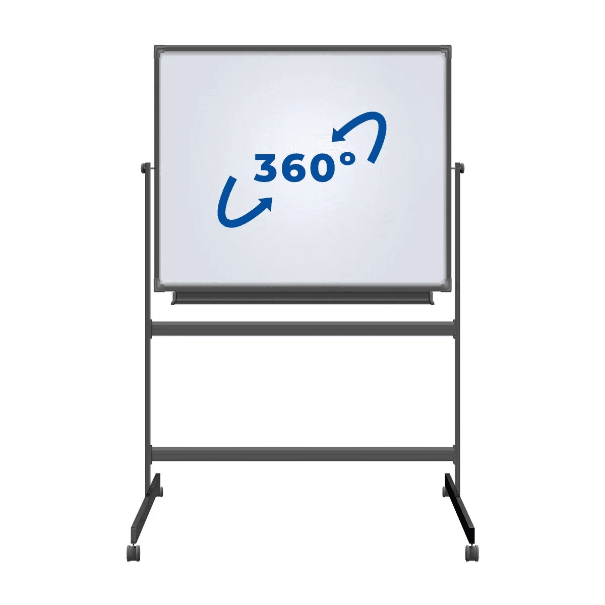 Adetec - Pizarra Atril Con Ruedas - 100 X 120 Cm