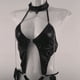 thumbnail image 1 of 1 pair Seductive Black Patent Leather Handcuffs Set for BDSM Role Play and Intimate Bondage, 1 of 2