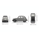 thumbnail image 2 of Auto Citroneta 2CV Soft Top Escala 1:34:39 - Welly, 2 of 8