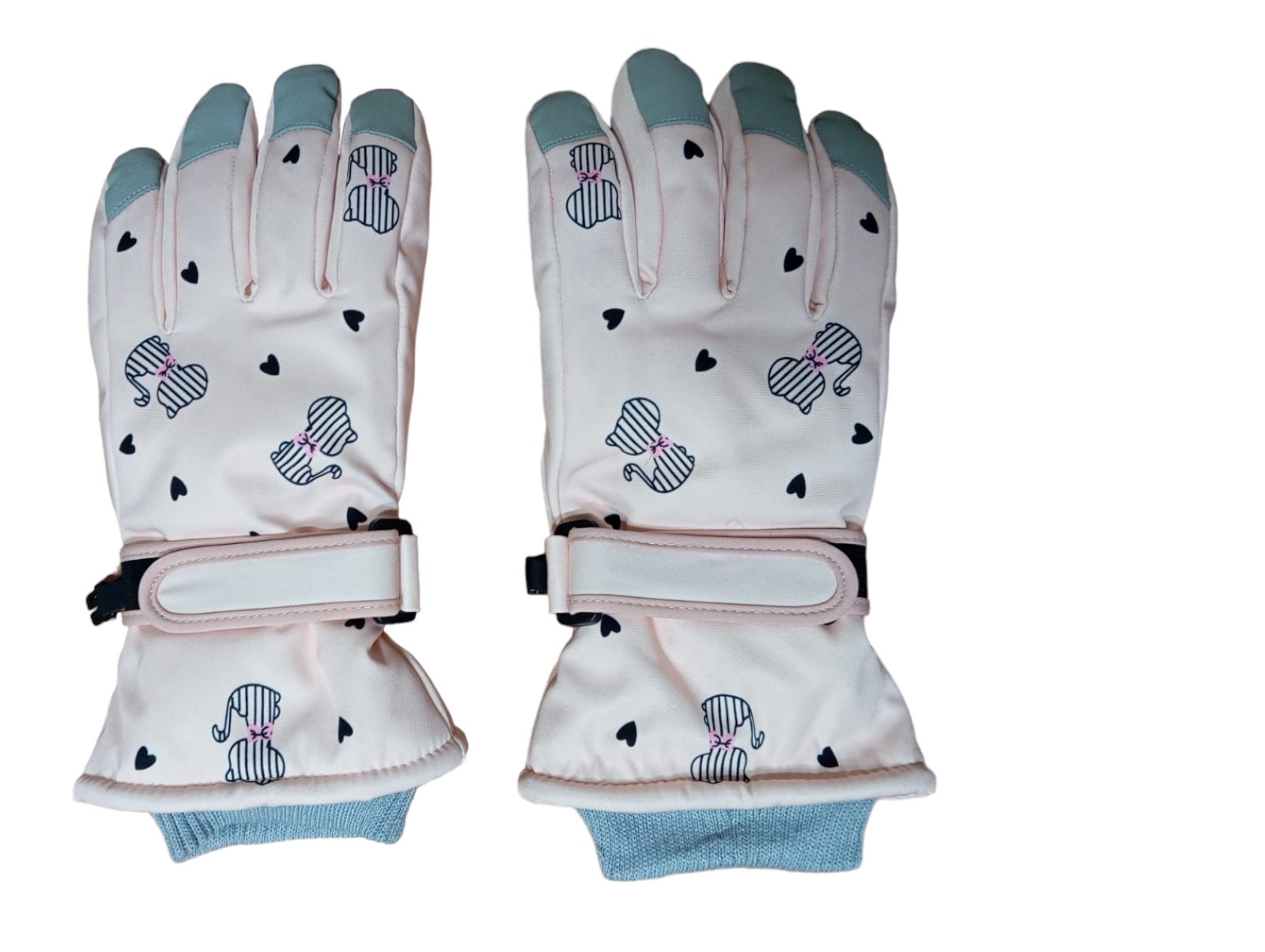 Hn - Guantes Para Nieve Térmicos Para La Nieve, Invierno, Talla M Damasco