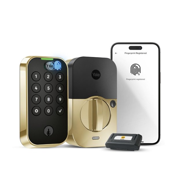 Cerradura Yale Assure Lock 2 Touch Wi-Fi con Escáner de Huellas y Cerrojo Inteligente