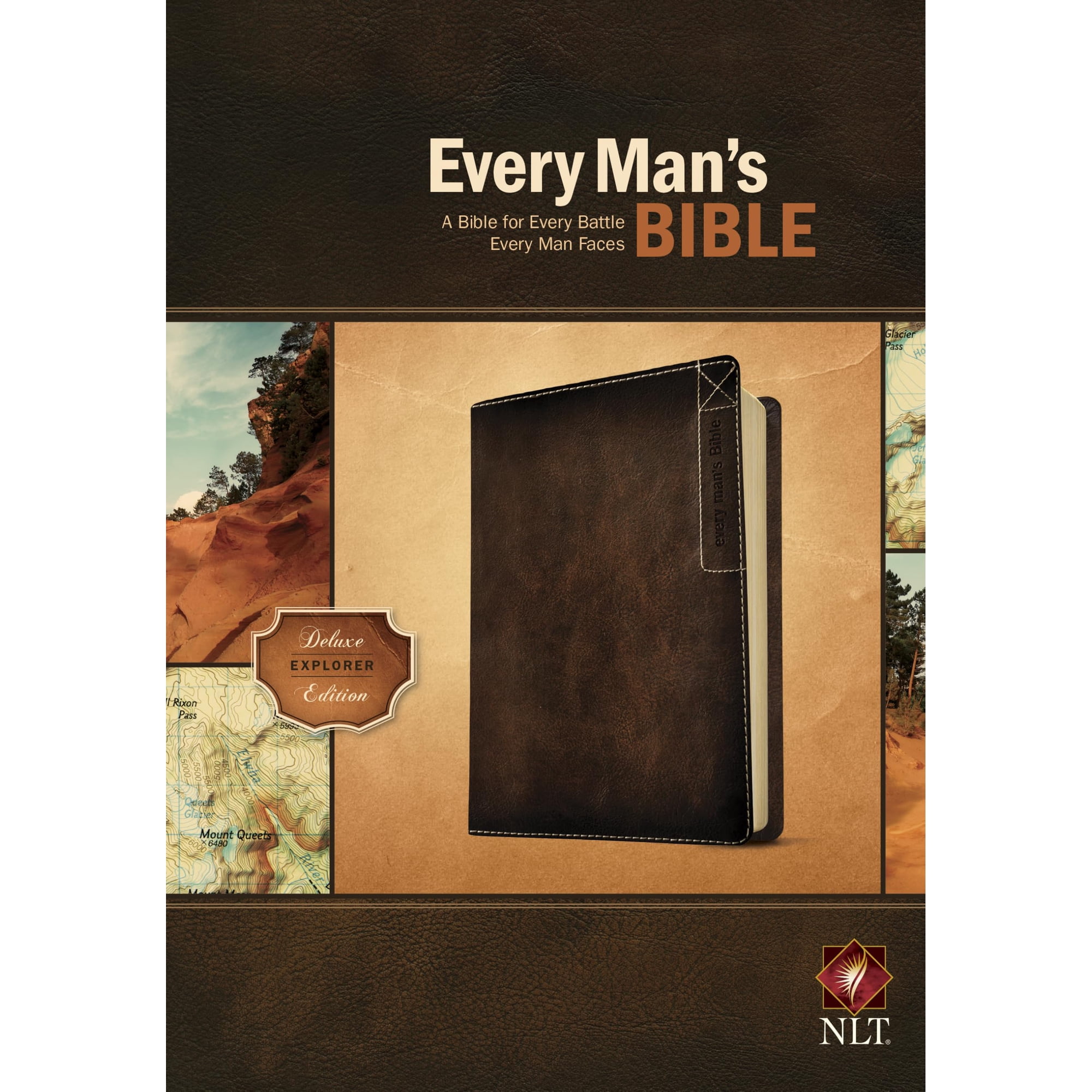 Tyndale House Publishers, Inc. - Biblia De Estudio Tyndale House La Biblia Para Todos Los Hombres Nlt Deluxe Brown
