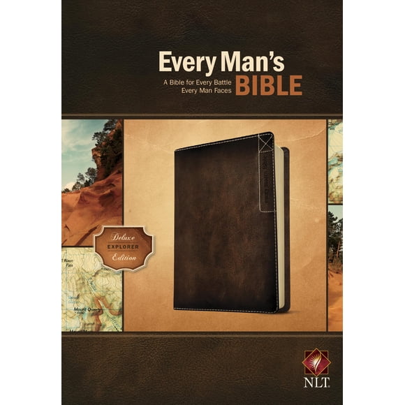 Biblia de estudio Tyndale House La Biblia para todos los hombres NLT Deluxe Brown