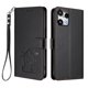 thumbnail image 1 of Funda Volteable con Diseño de Gato para Nothing Phone 3A Lite, Negro, 1 of 6