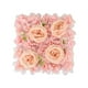 thumbnail image 3 of Panel De Flores Artificiales, Telón De Fondo De Flores Rosas Para Boda, Día De San Valentín, Rosa Melocotón, 3 of 3